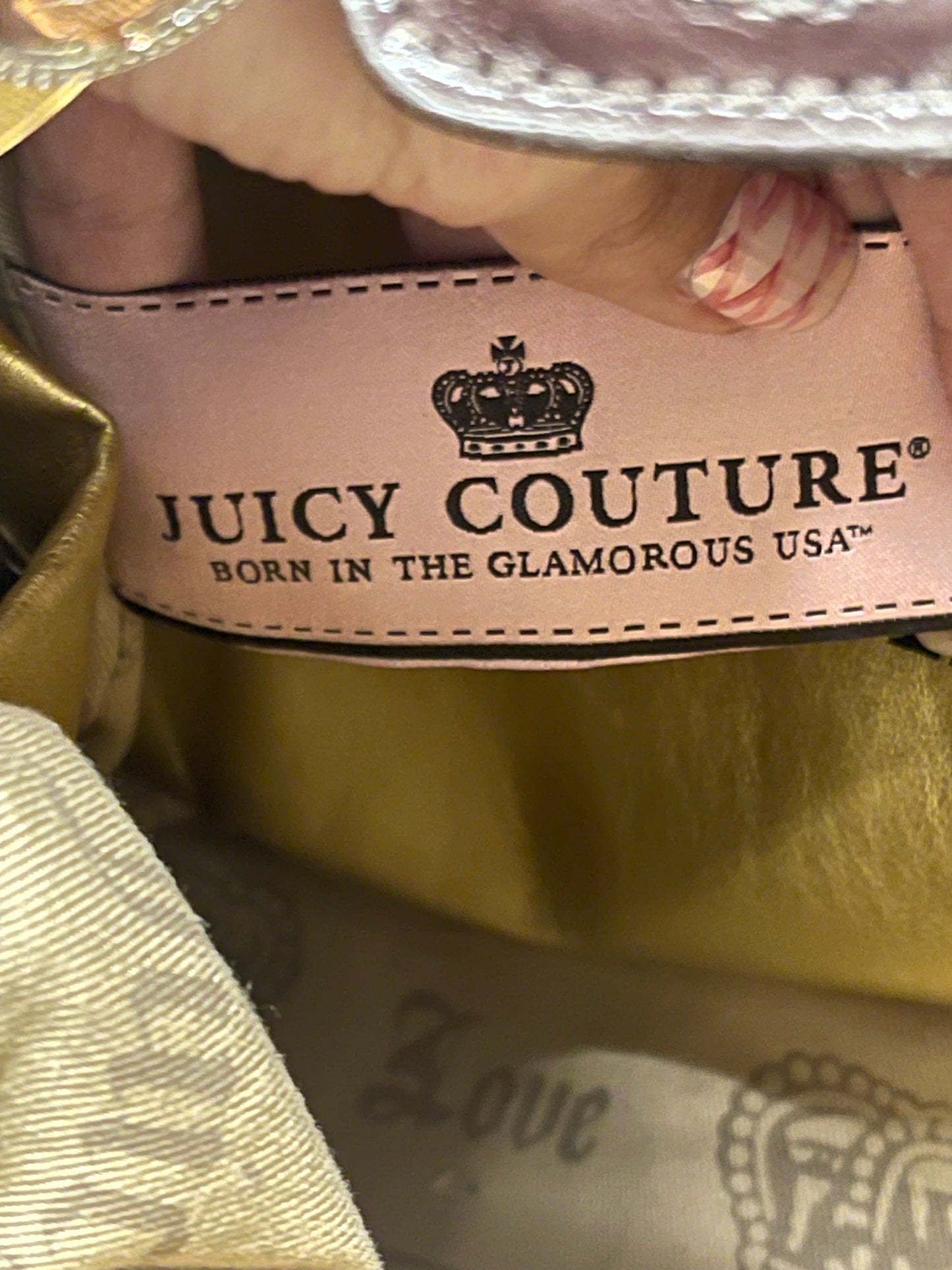 Juicy Couture Daydreamer Grey Velour with Rose Embroidery 🌹