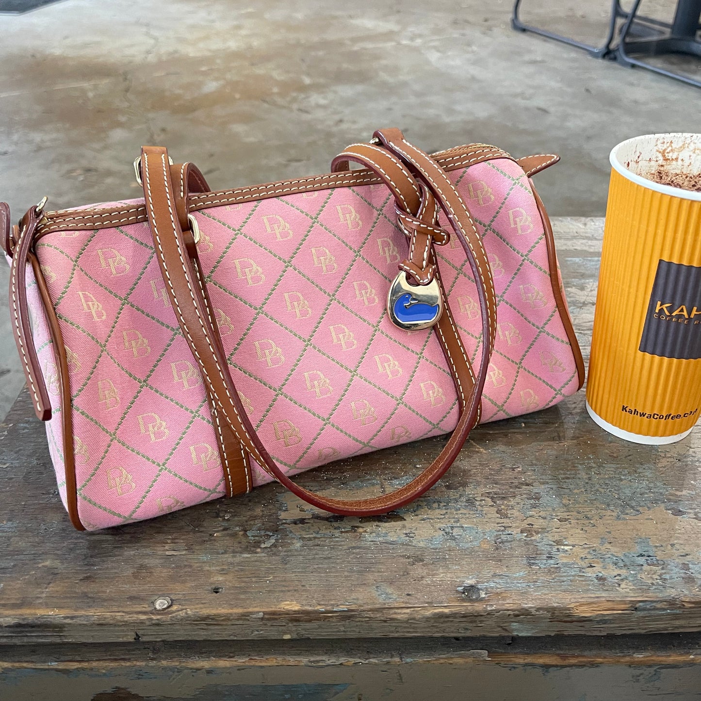 Dooney and bourke y2k barrel bag