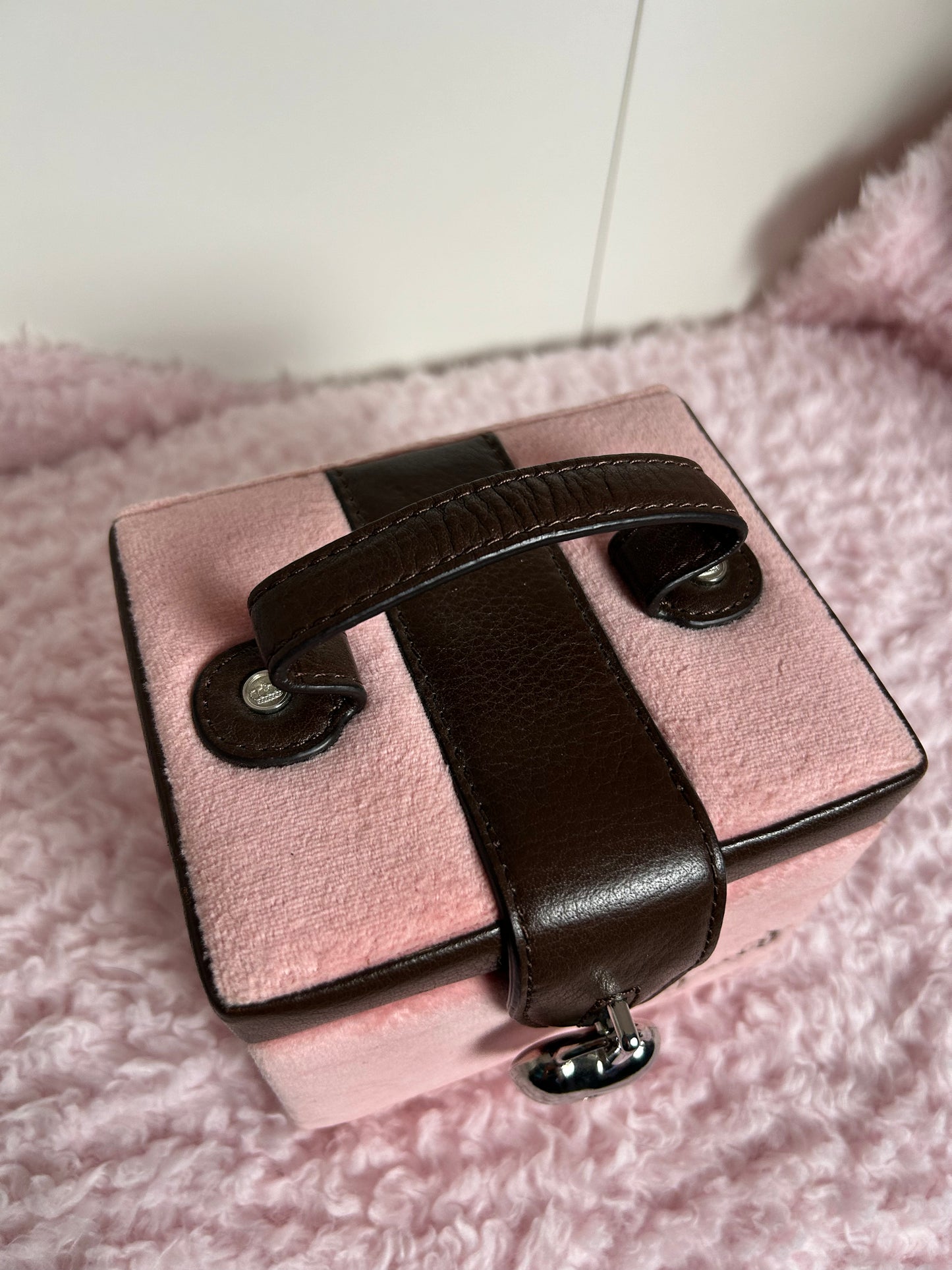 RARE Vintage Juicy Couture Baby Pink Jewelry Box