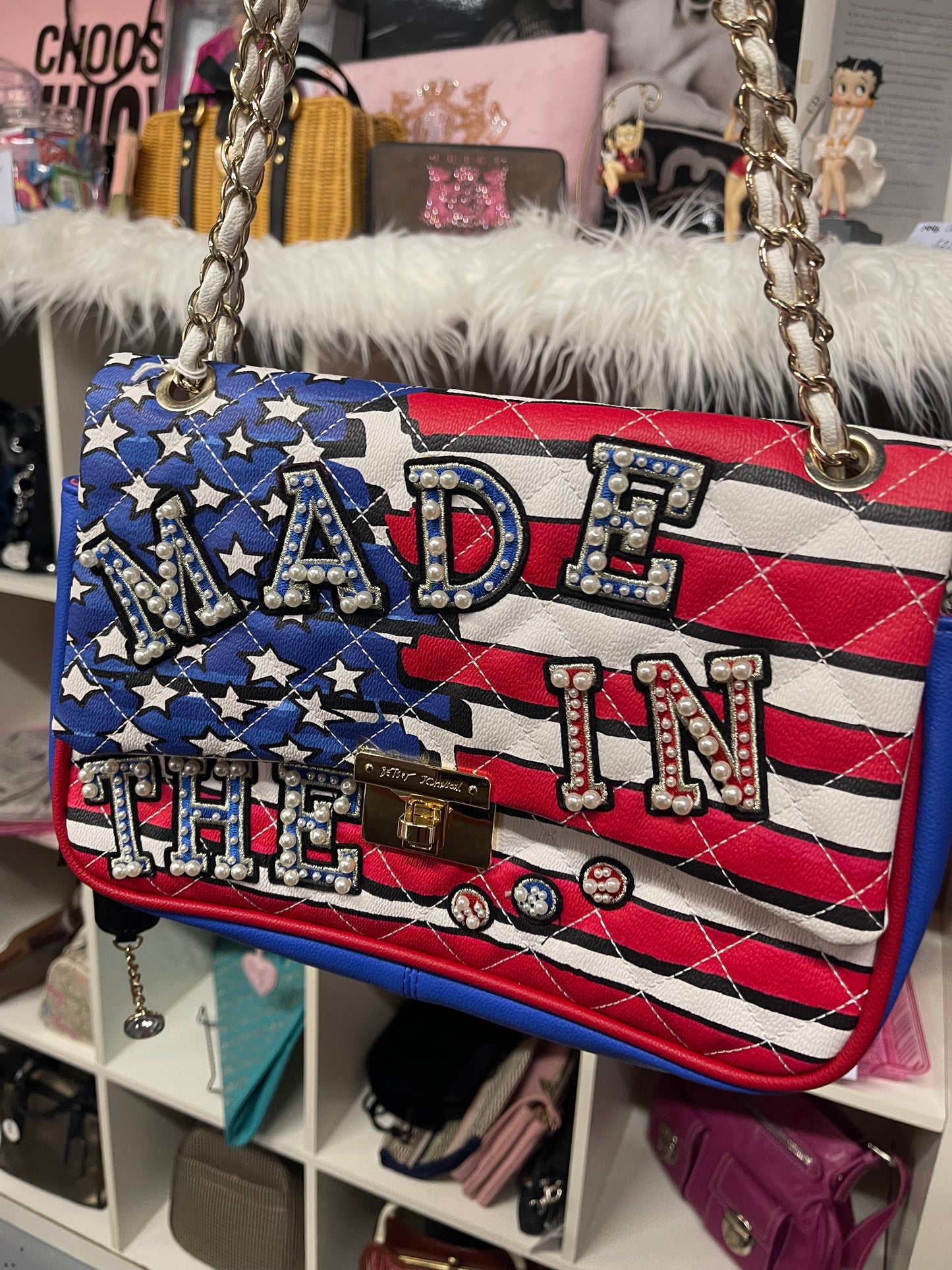 On HOLD ✨ Betsey Johnson Limited Edition 4th of July Bag