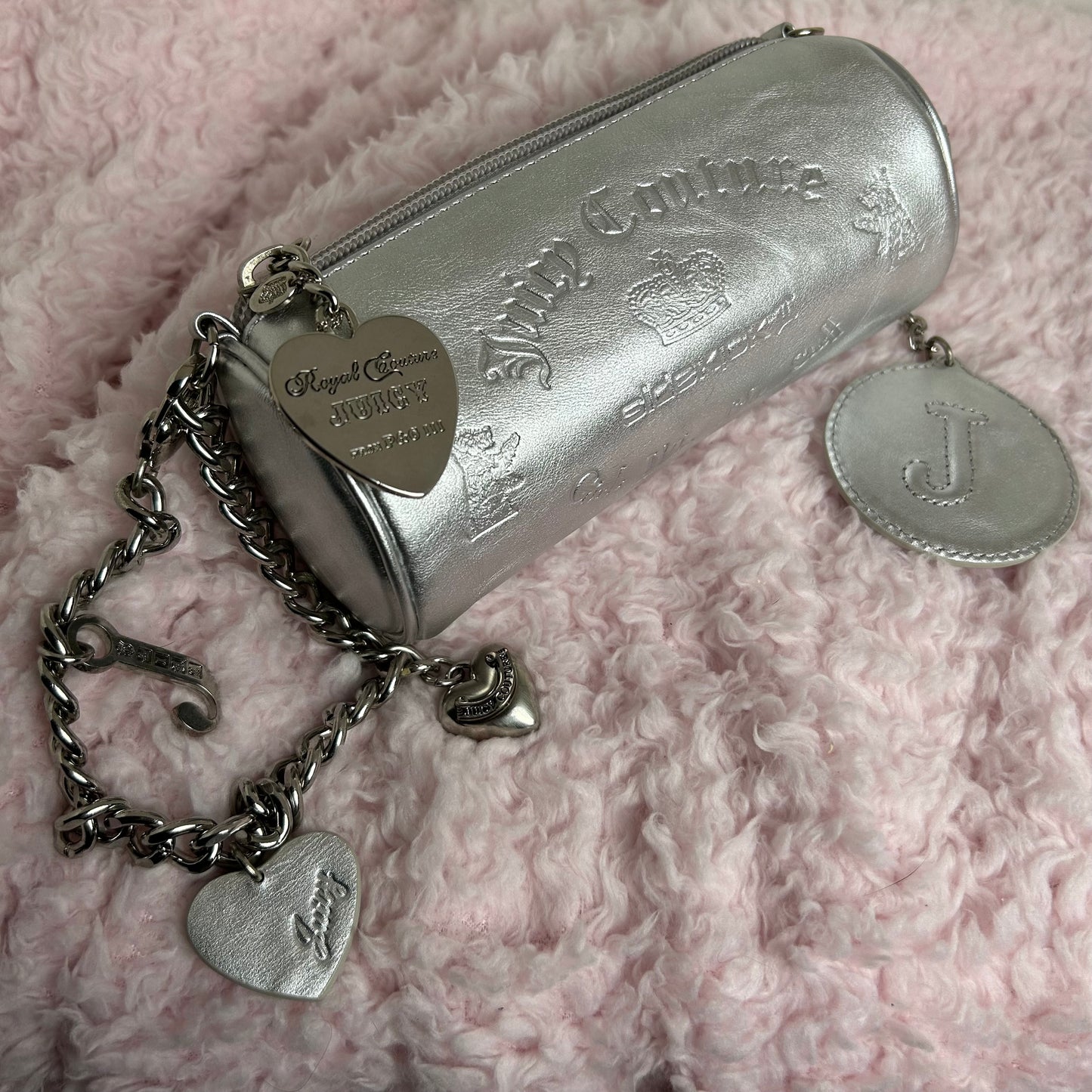 RARE Vintage Juicy Couture Sidekick II Mini Barrel Bag