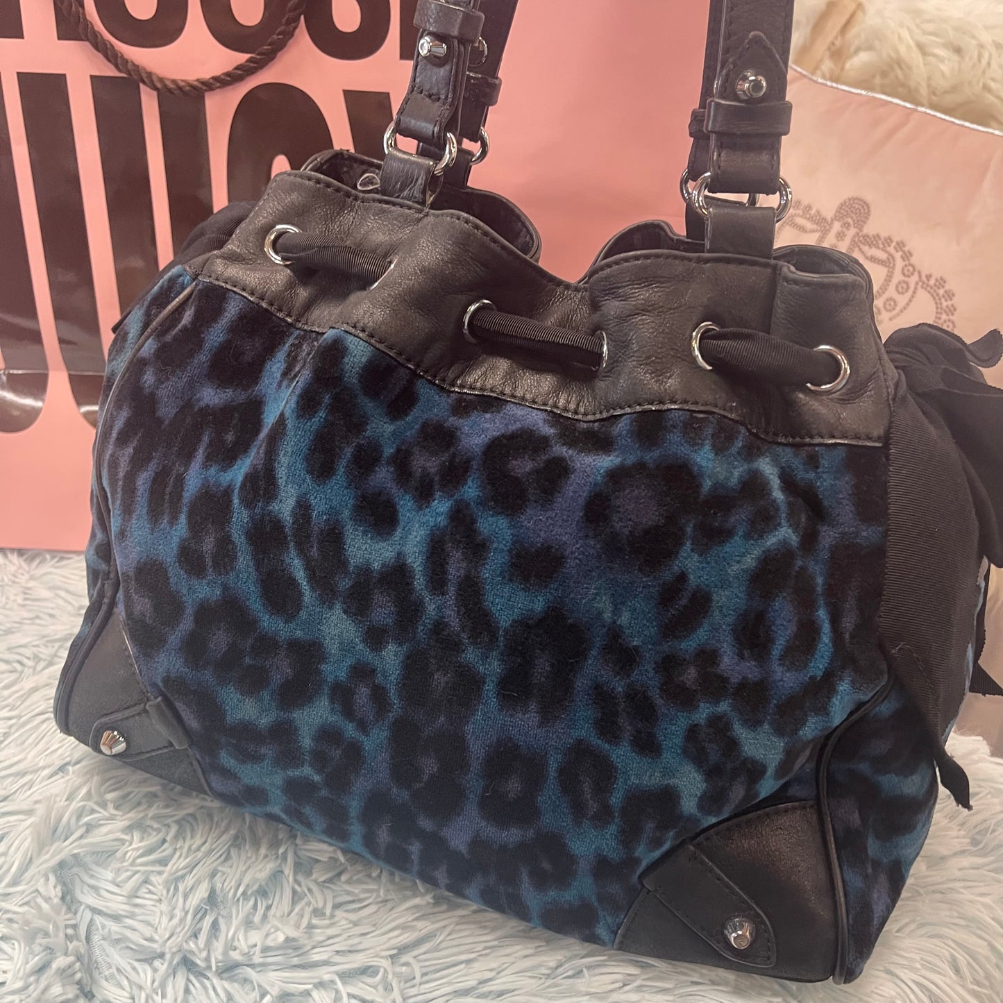 Vintage Juicy Couture Bag | BLUE Leopard 🐆 Rare Daydreamer