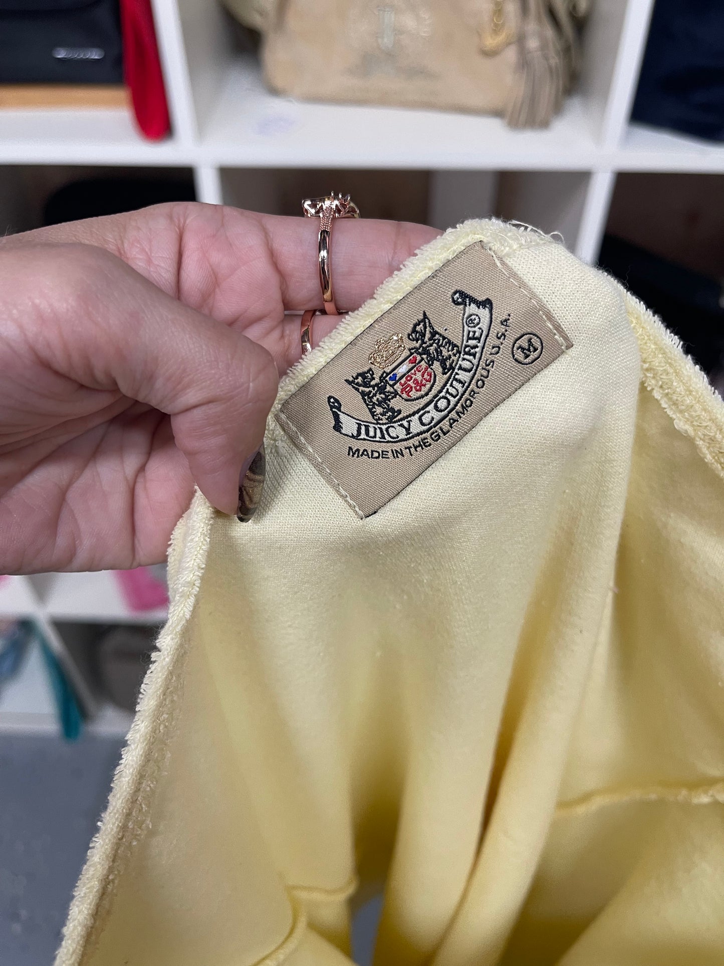 Vintage Juicy Couture Terrycloth Dress in Baby Yellow Size Medium P&G