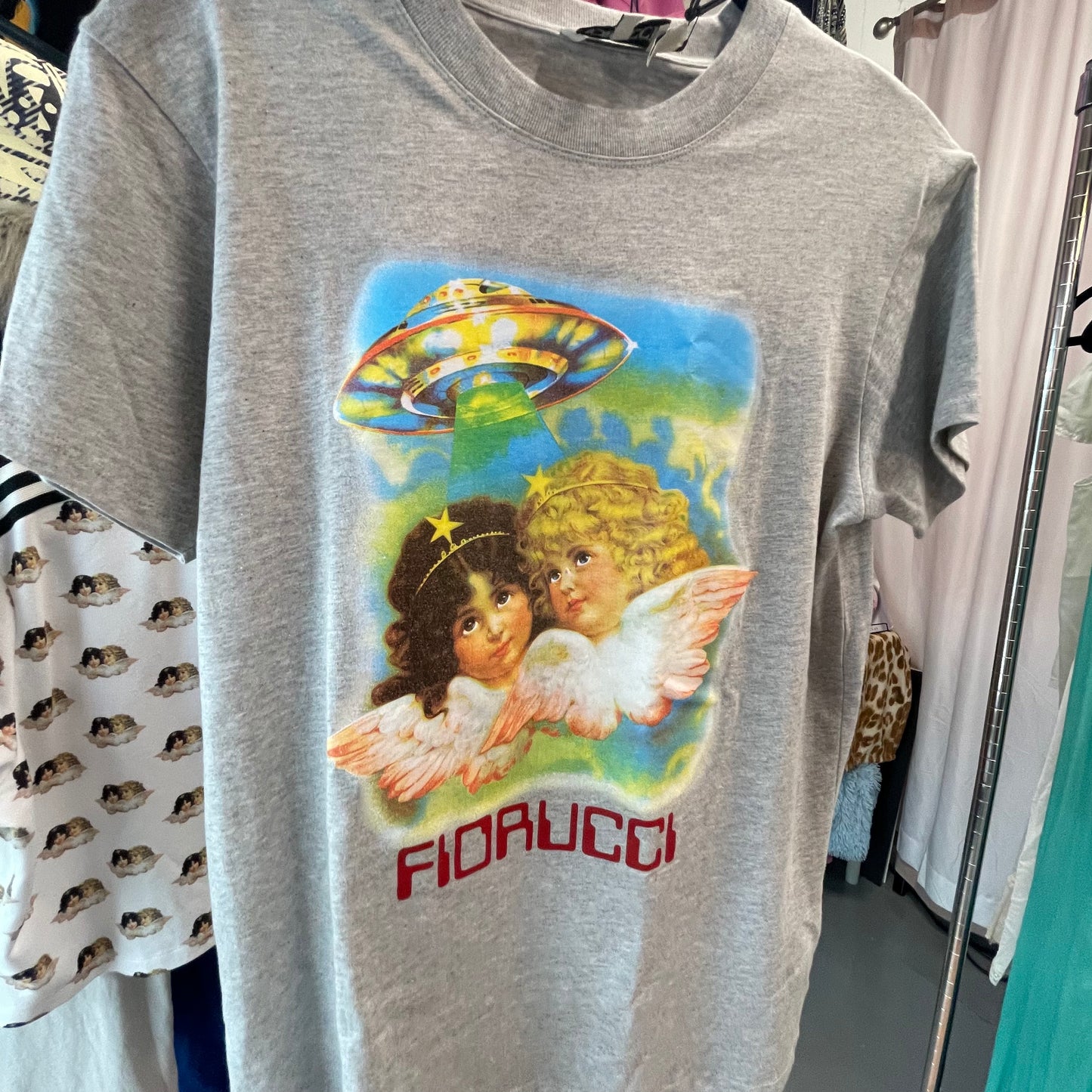 Fiorucci Angels Rare *UFO* Print T-Shirt NWT*