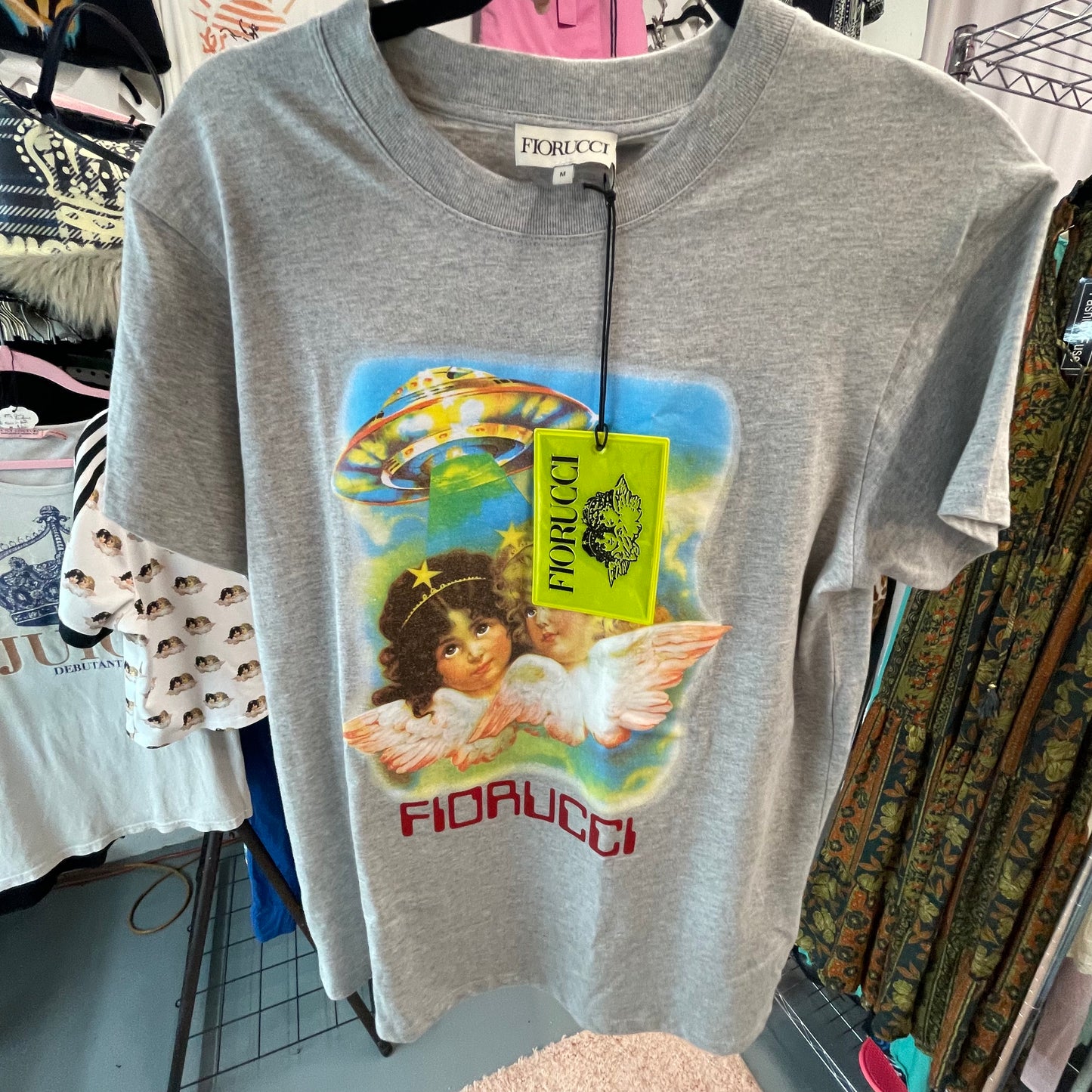 Fiorucci Angels Rare *UFO* Print T-Shirt NWT*