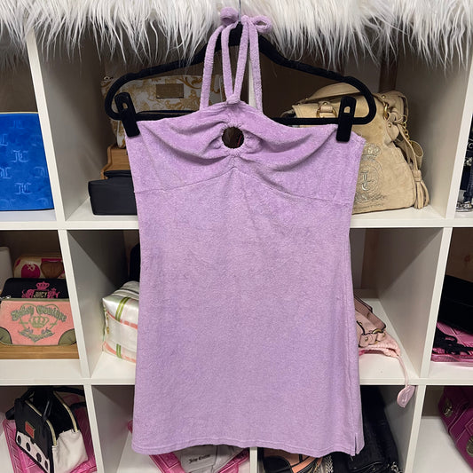 Vintage Juicy Couture Terrycloth Dress in Baby Purple Size Large