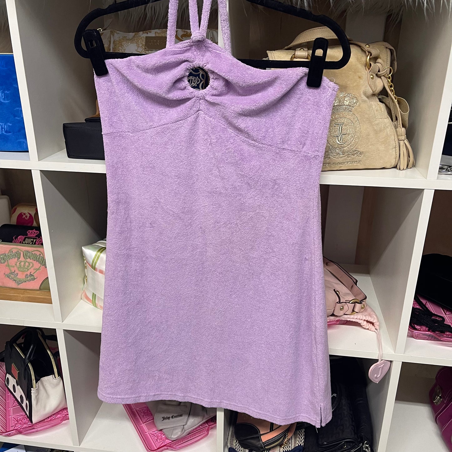 Vintage Juicy Couture Terrycloth Dress in Baby Purple Size Large