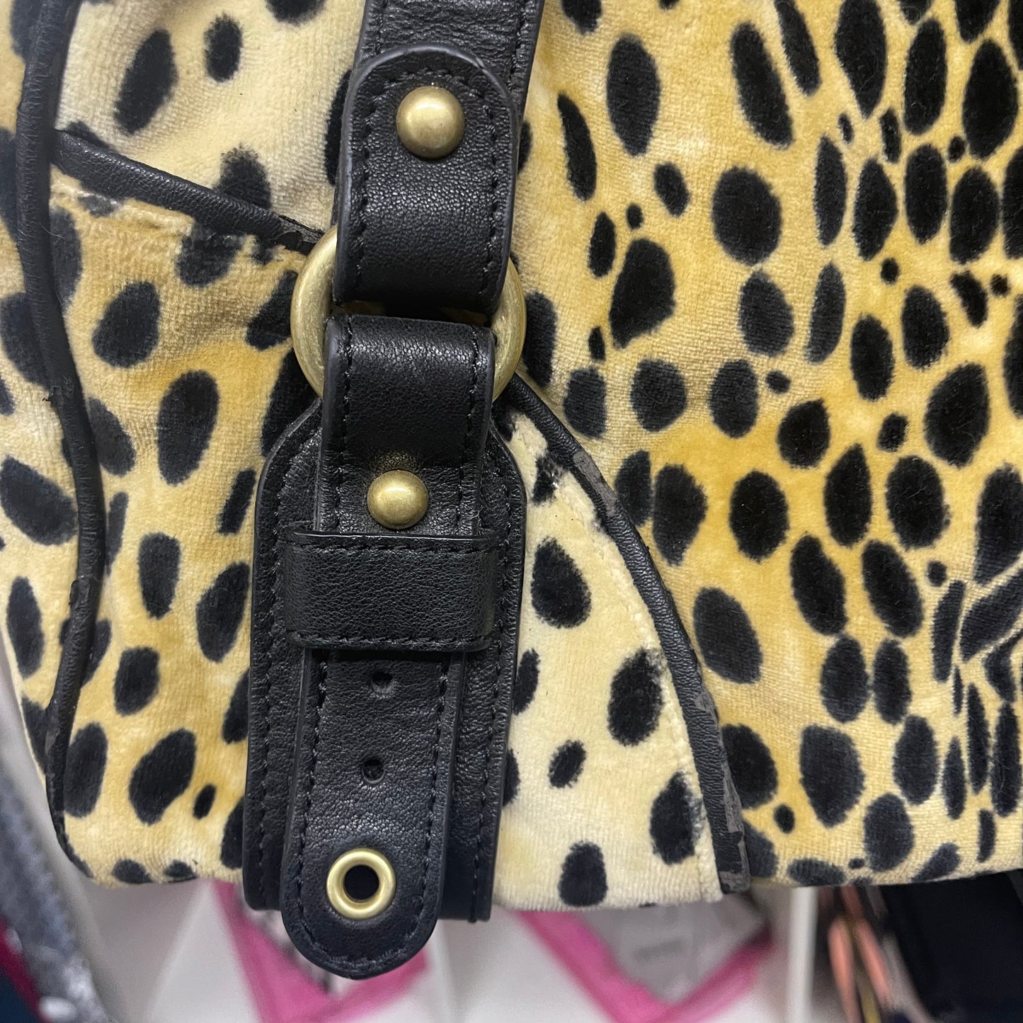 Vintage Juicy Couture 🐆THE Leopard Print Velour Scottie Daydreamer Bag