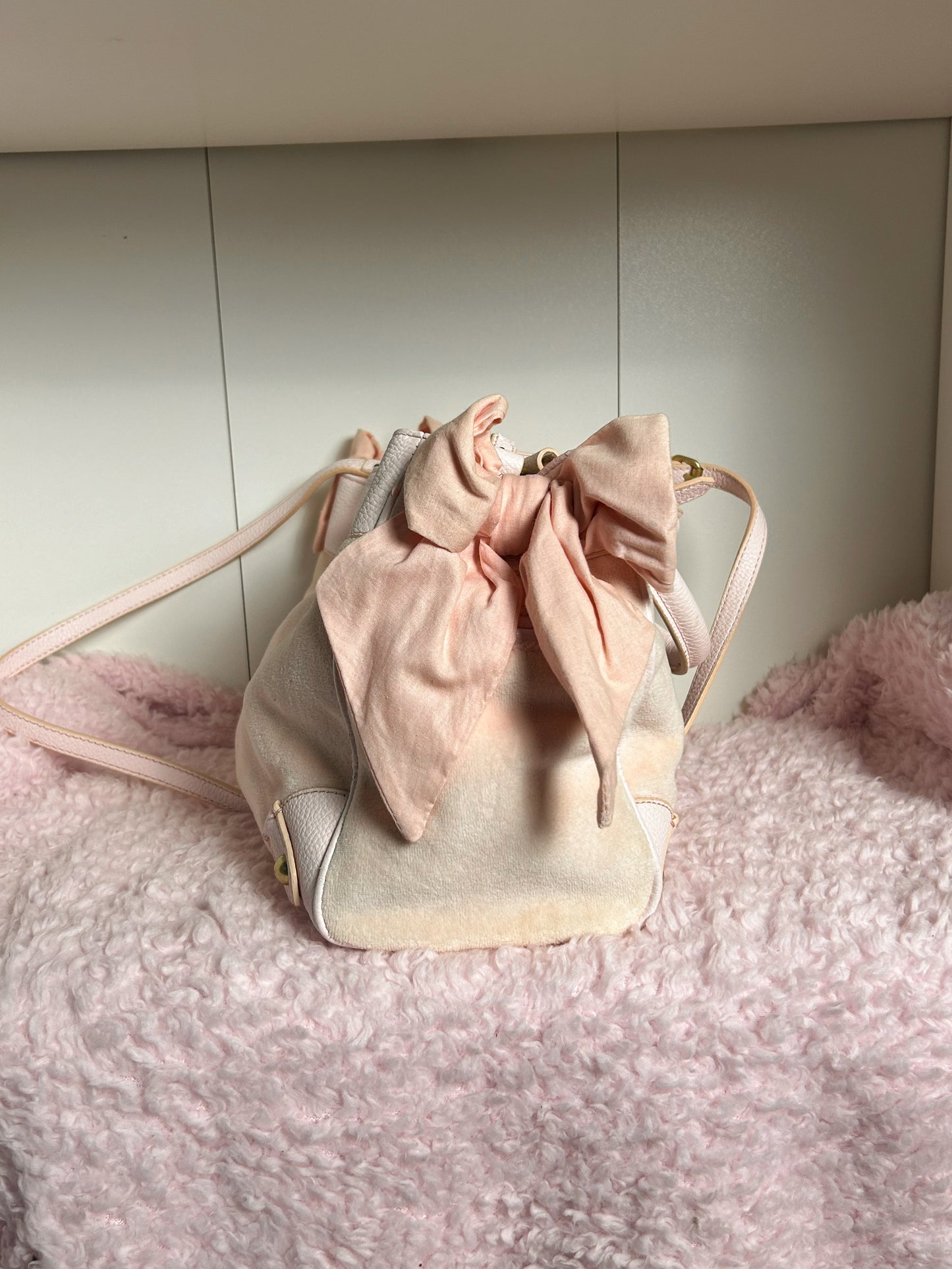 RARE Juicy Couture Vintage Baby Pink Scottie Mini Daydreamer