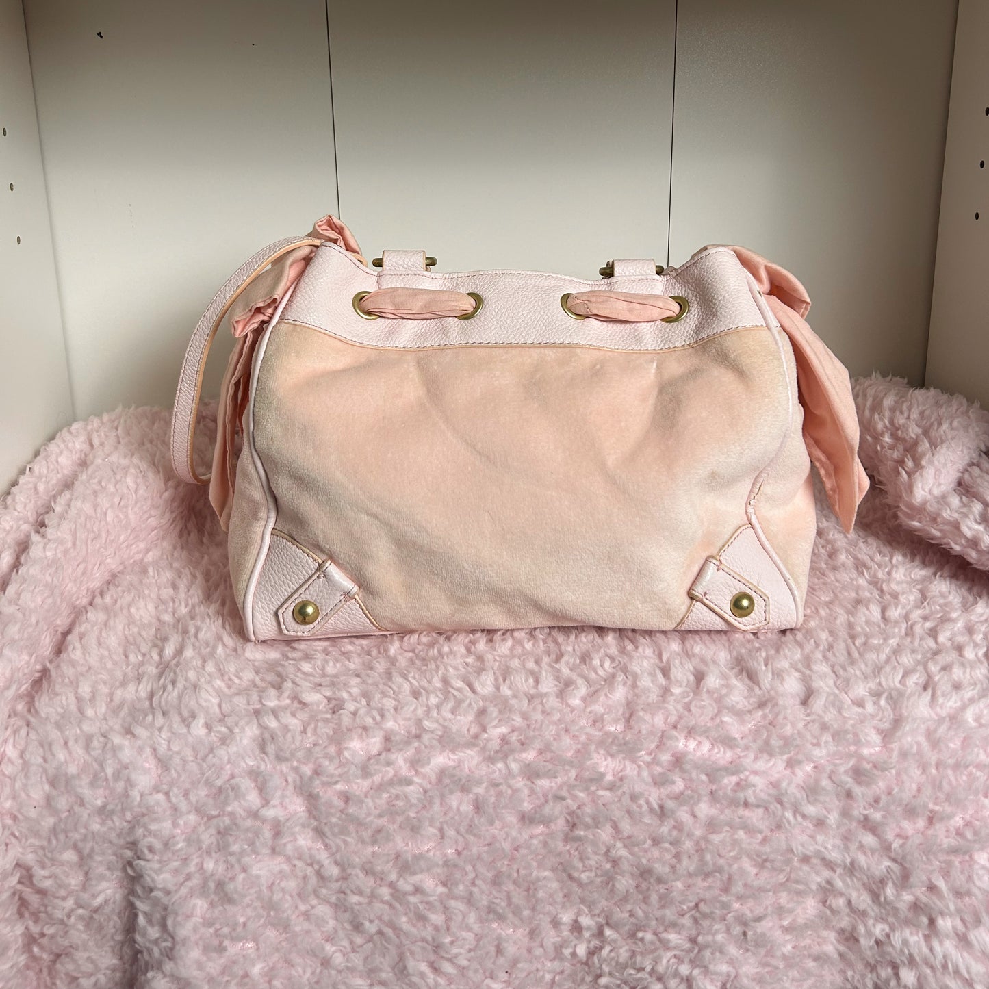 RARE Juicy Couture Vintage Baby Pink Scottie Mini Daydreamer