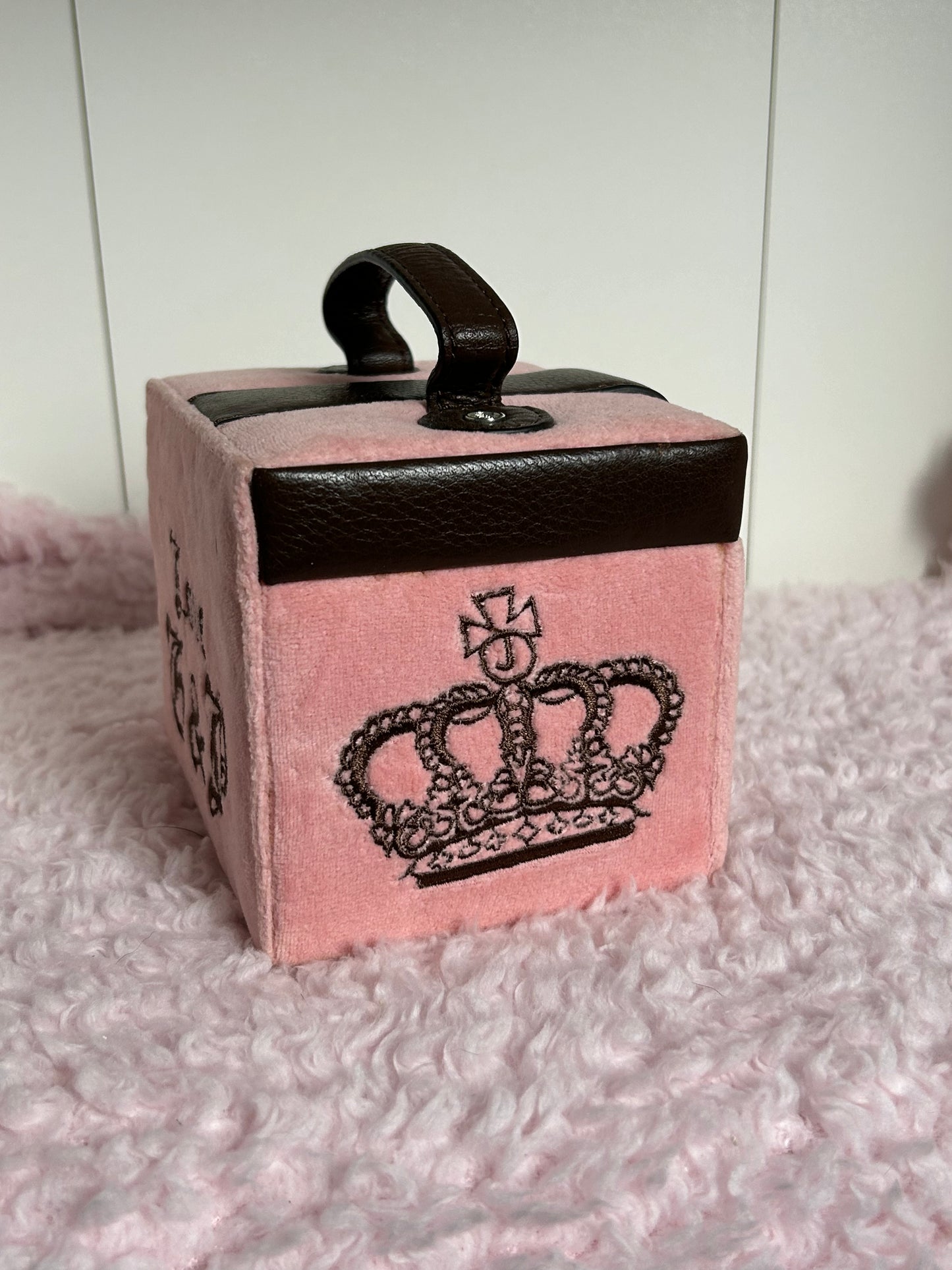 RARE Vintage Juicy Couture Baby Pink Jewelry Box