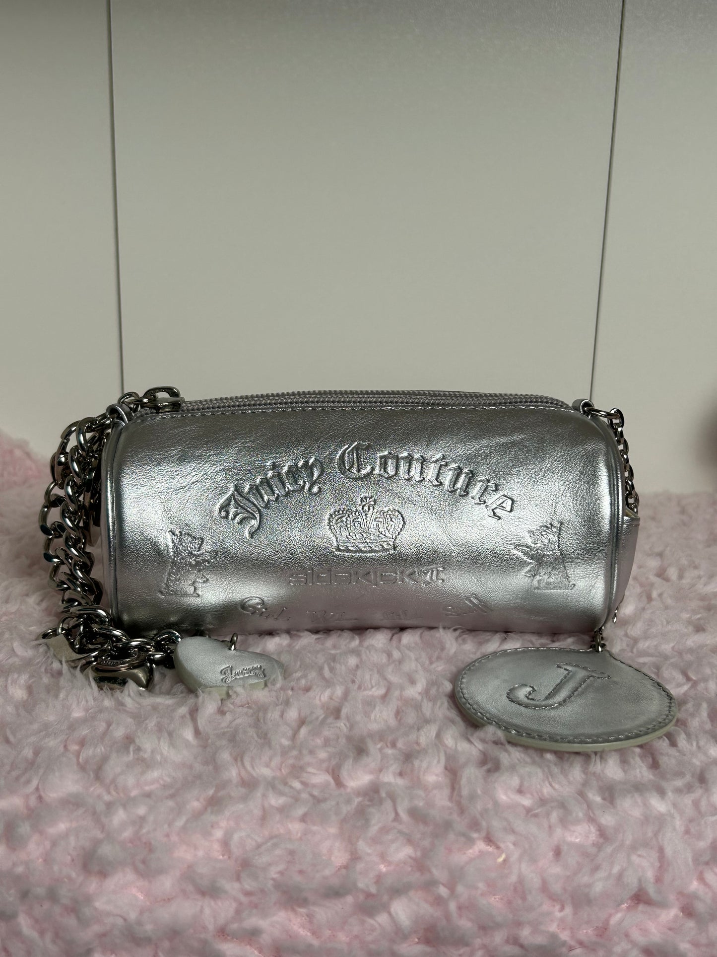 RARE Vintage Juicy Couture Sidekick II Mini Barrel Bag