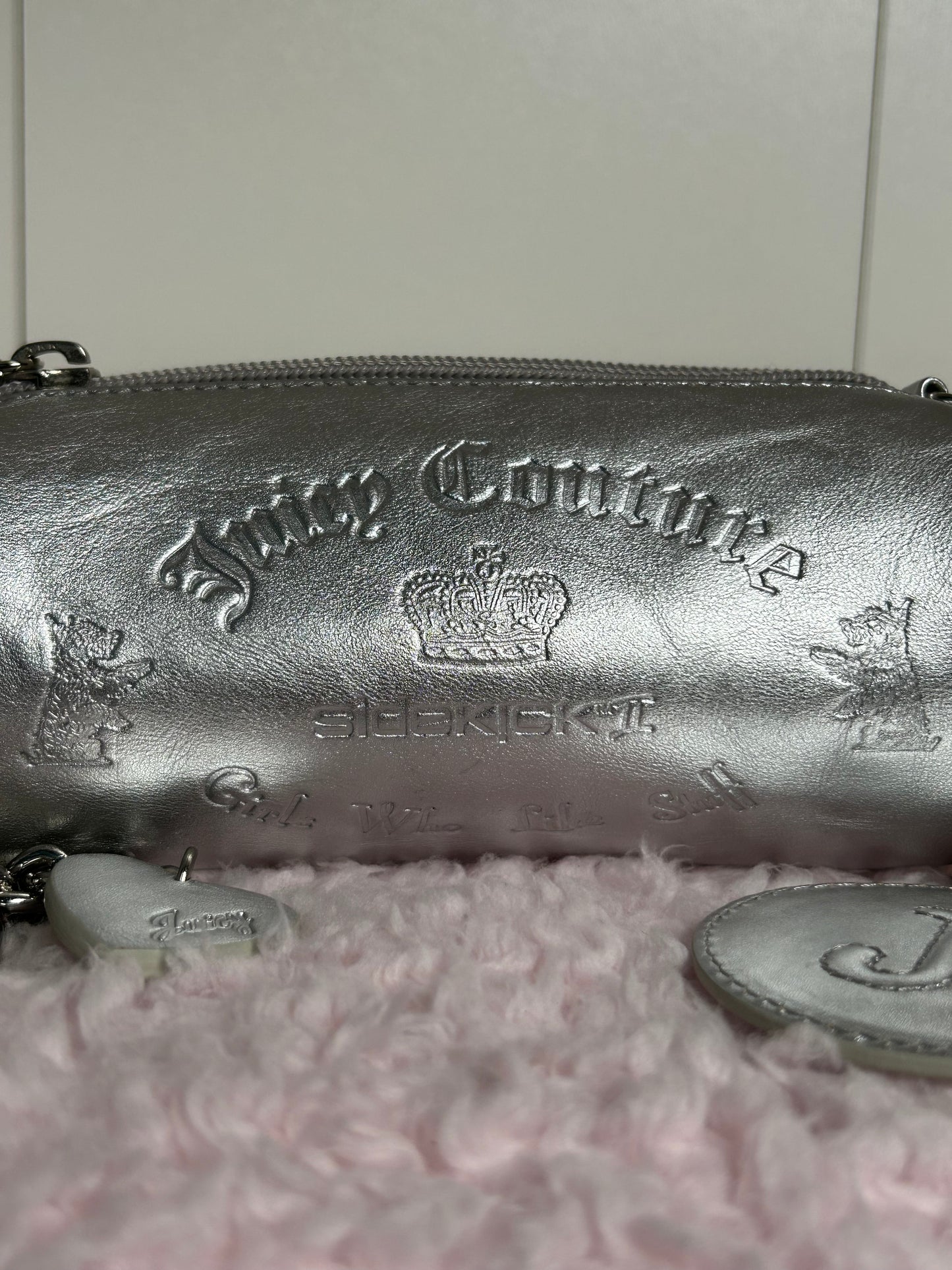 RARE Vintage Juicy Couture Sidekick II Mini Barrel Bag