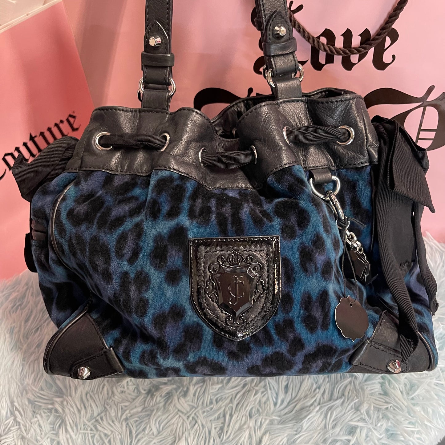 Vintage Juicy Couture Bag | BLUE Leopard 🐆 Rare Daydreamer